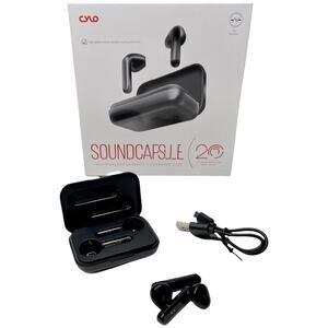 CYLO True Wireless Earbuds & Sound Capsule Charging Case Black NEW